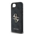 iPhone 16e Guess 4G Big Metal Logo Hybridikotelo - Harmaa