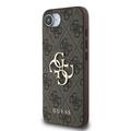 iPhone 16e Guess 4G Big Metal Logo Hybridikotelo - Ruskea