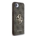 iPhone 16e Guess 4G Big Metal Logo Hybridikotelo - Ruskea