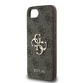 iPhone 16e Guess 4G Big Metal Logo Hybridikotelo - Ruskea