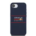 iPhone 16e Oracle Red Bull Racing vaakasuora logo silikoni kotelo - MagSafe yhteensopiva - Laivasto