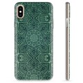 iPhone X / iPhone XS TPU Suojakuori - Vihreä Mandala