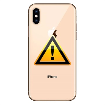 iPhone XS Takakannen Korjaus - sis. kehys - Kulta