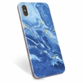 iPhone XS Max TPU Suojakuori - Värikäs Marmori