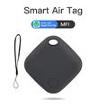 itag03 Bluetooth Finder Anti-Loss Locator Applen laitteelle Kannettava Mini Tracker hihnalla - Musta