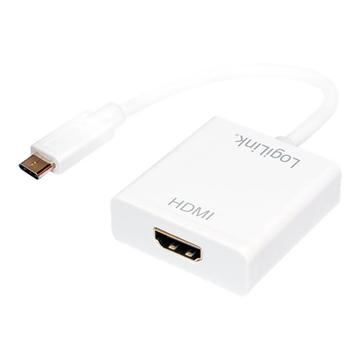 LogiLink UA0236A USB-C-HDMI-sovitin - 3840 x 2160 - Valkoinen