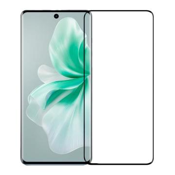 vivo S18/S18 Pro Koko Peittävä Panssarilasi - 9H - Musta Reuna