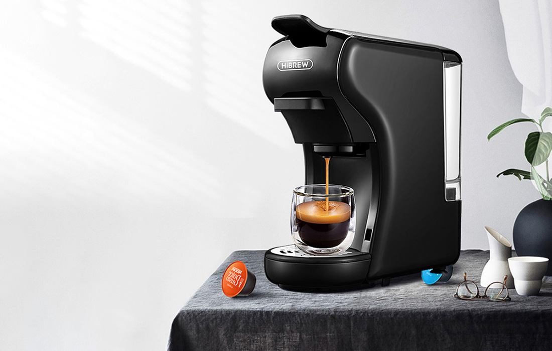 HiBREW H1A 1450W 3-in-1 kapselikahvinkeitin