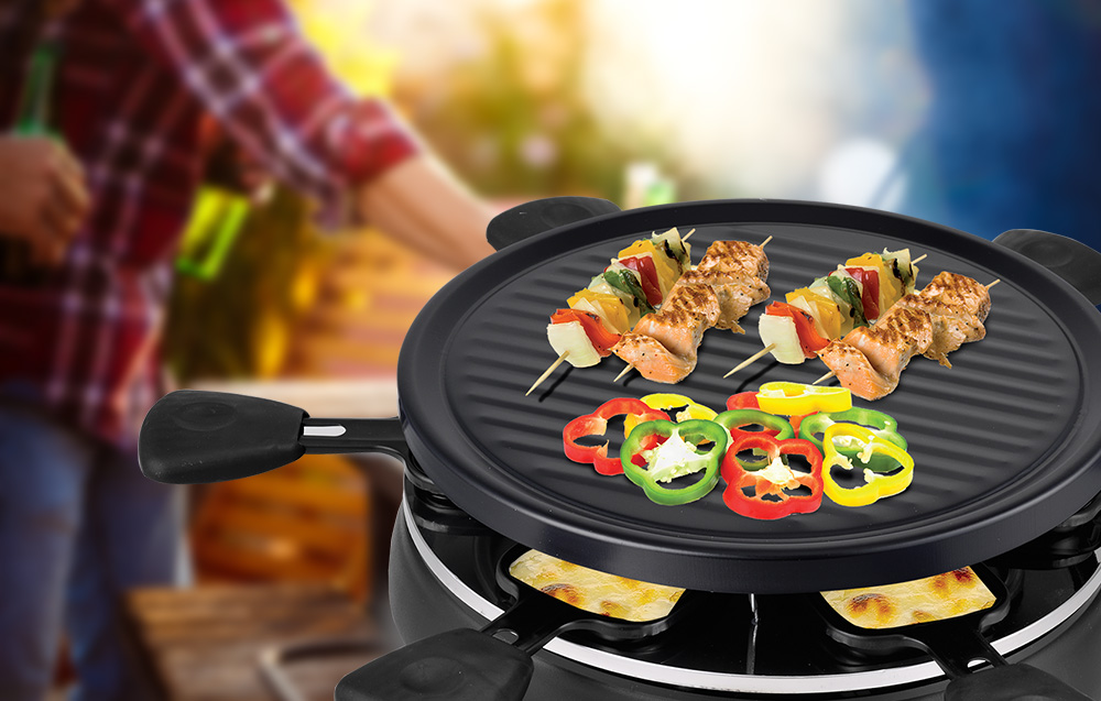 Techwood TRA-608 Sähköinen Raclette-grilli 6 hengelle