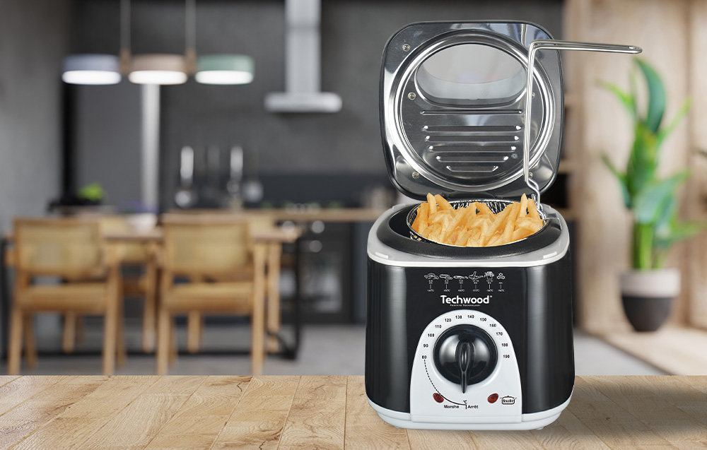 Techwood TFF-86 friteerauskone, fondue 2-in-1